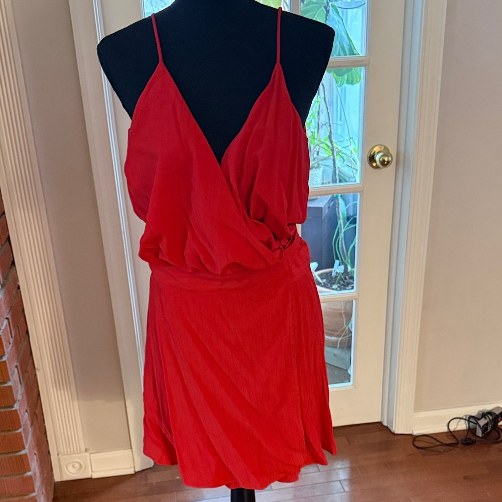 Sugarlips Vibrant Red Mini Dress